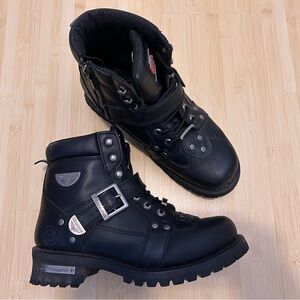 Milwaukee Leather Motorcycle Boots Women’s size 9